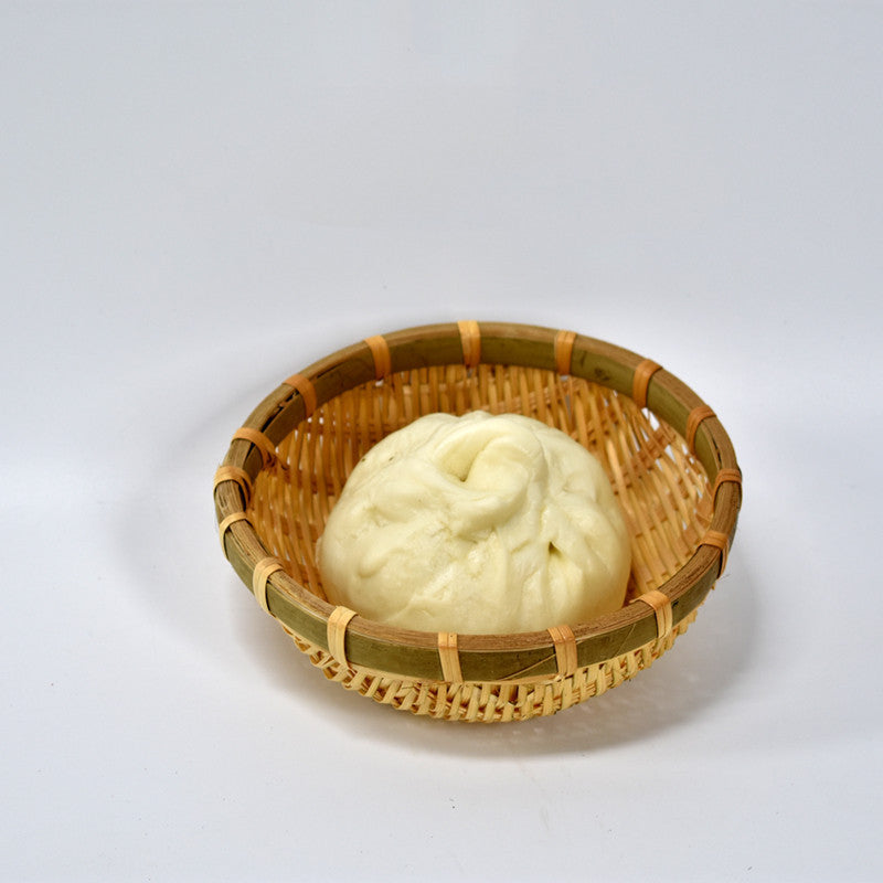 Bamboo Woven Basket And Dustpan Fruit Basket Plate