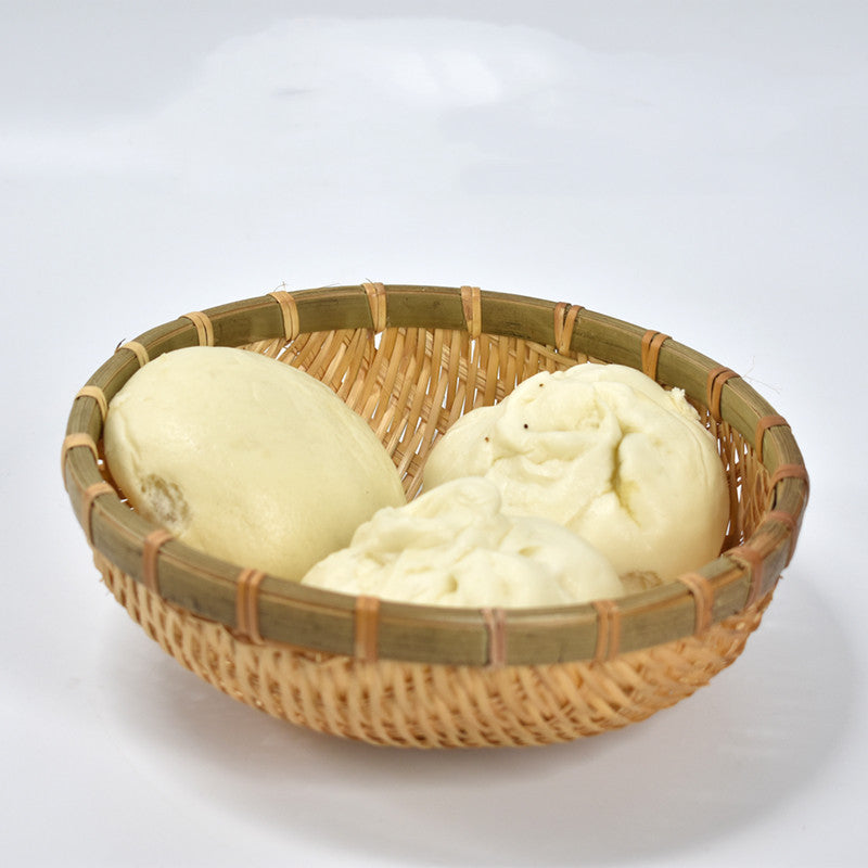 Bamboo Woven Basket And Dustpan Fruit Basket Plate
