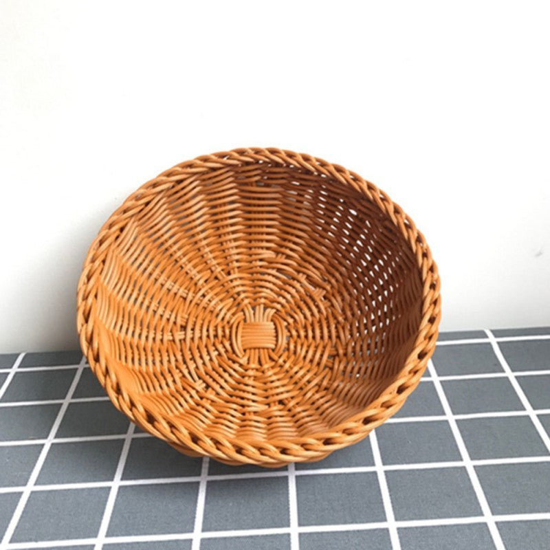 European-style Bread Basket Round Kitchen Storage Basket