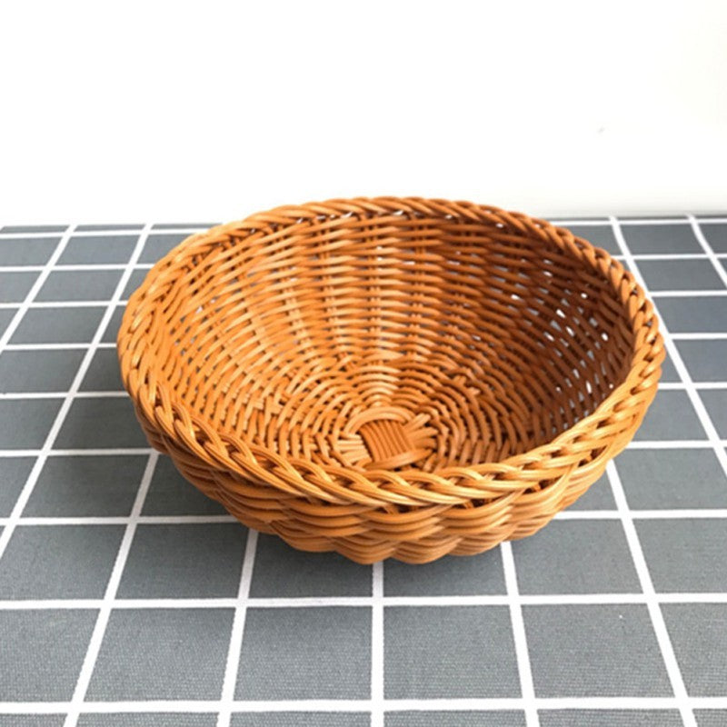 European-style Bread Basket Round Kitchen Storage Basket